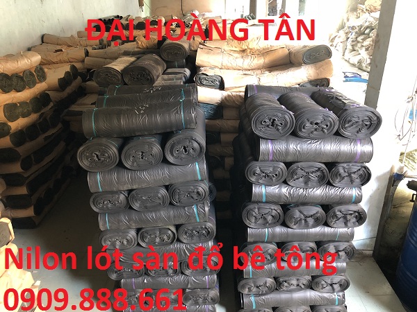 nilon lót sàn đổ bê tông