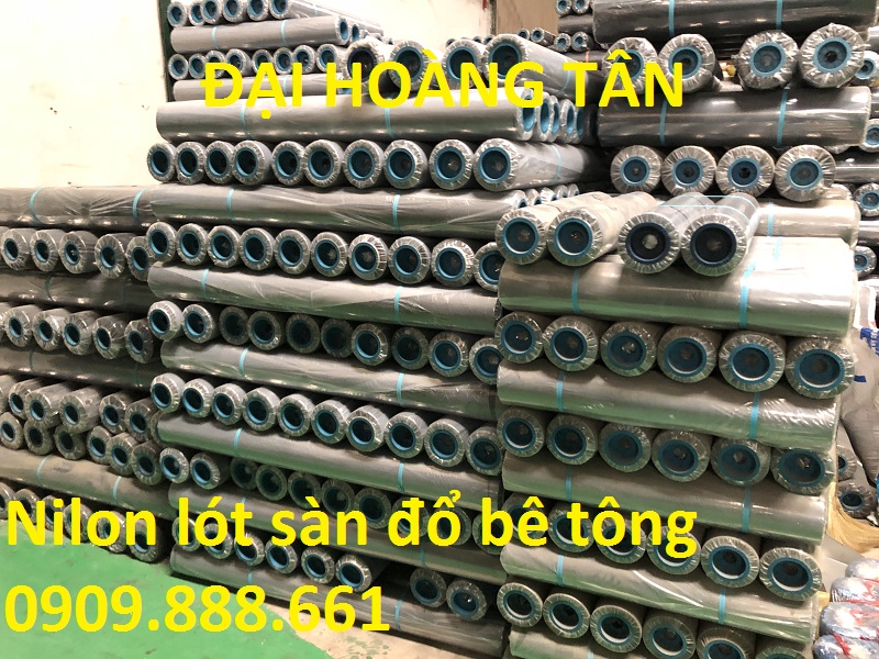 nilon lót sàn đổ bê tông