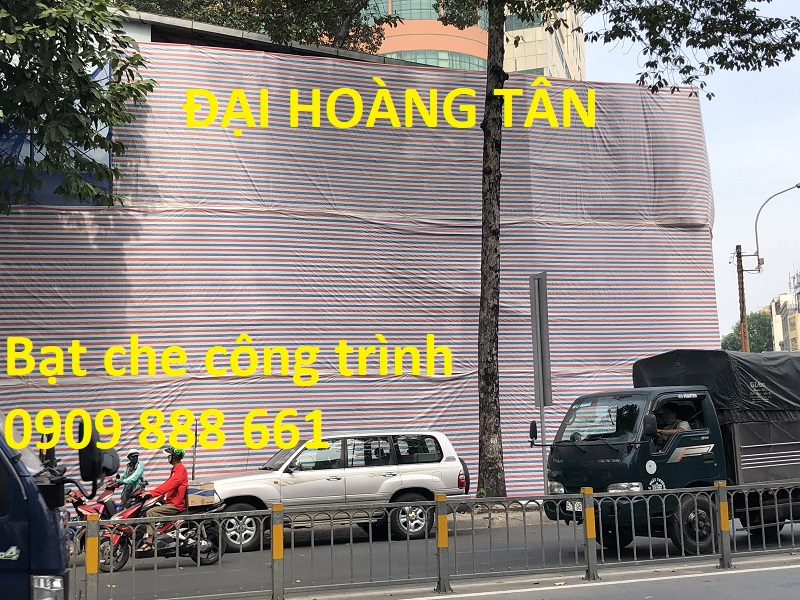 bạt che công trình