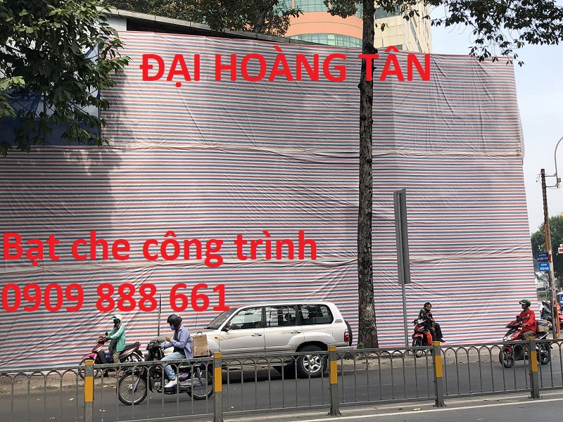 bạt che công trình