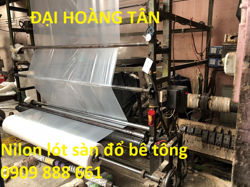 Nilon lót sàn đổ bê tông