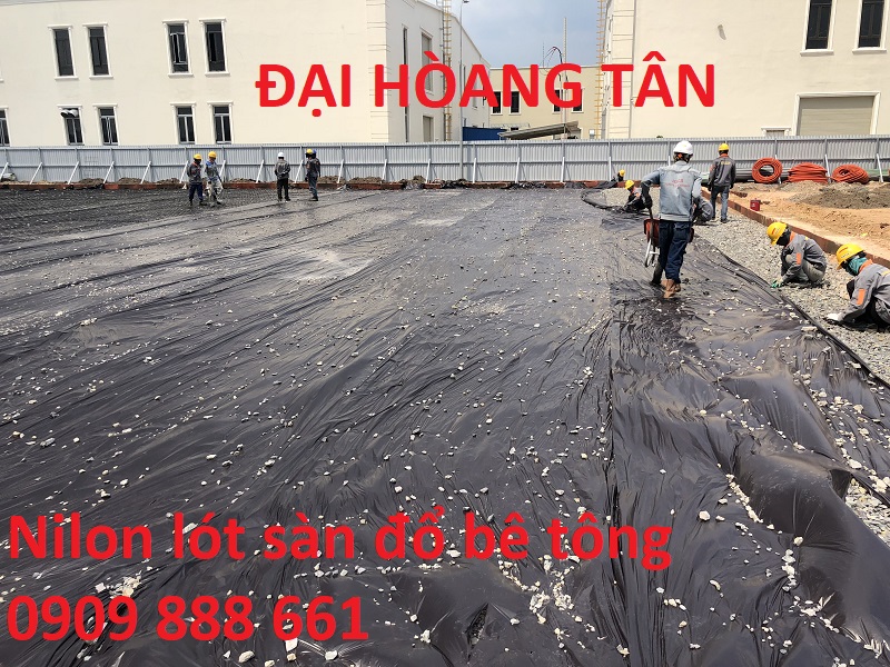 Nilon lót sàn đổ bê tông