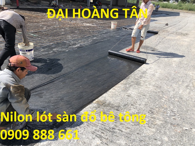 Nilon lót sàn đổ bê tông